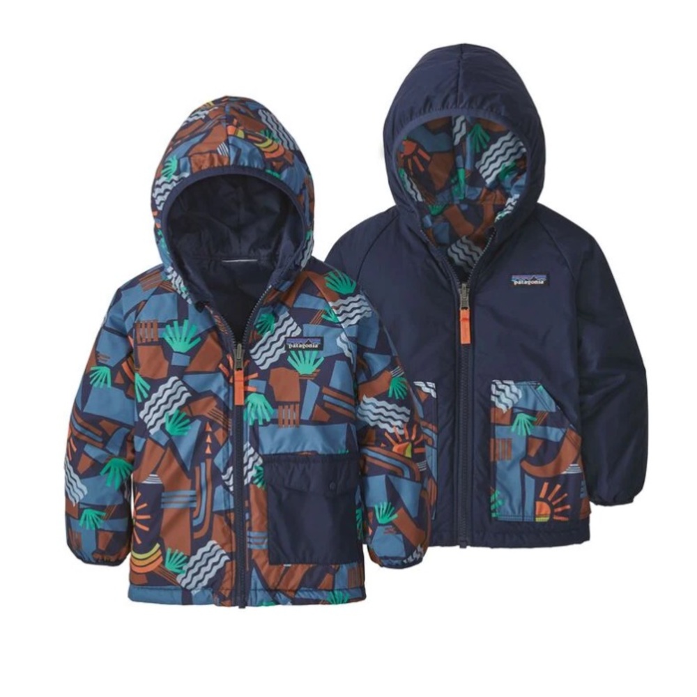 Patagonia Reversible Puff-Ball Jacket Toddler Boy 3T